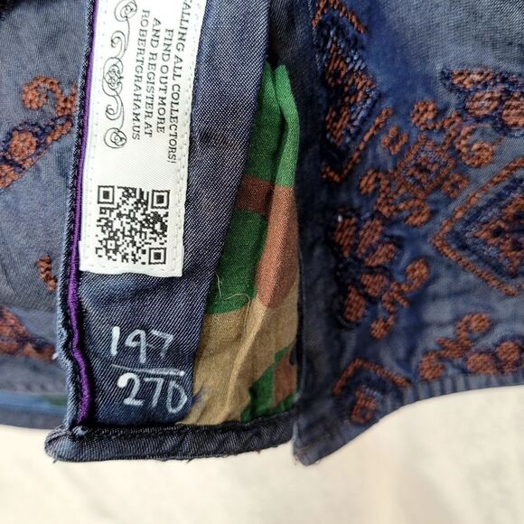 Robert Graham Limited Edition 147/270 Flip Cuff Embroidered Shirt Size XL - Picture 9 of 16